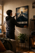 You Were Born to Win Poster — Inspirational Mountain Adventure Wall Art